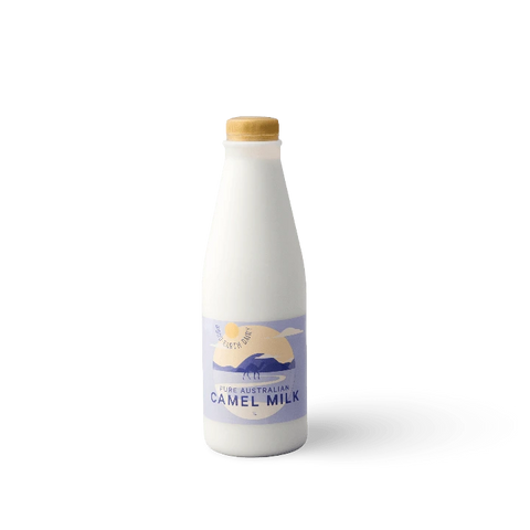 1L bottle of Australian Good Earth Dairy camel milk