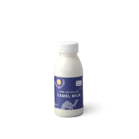 300ml bottle of Australian Good Earth Dairy camel milk